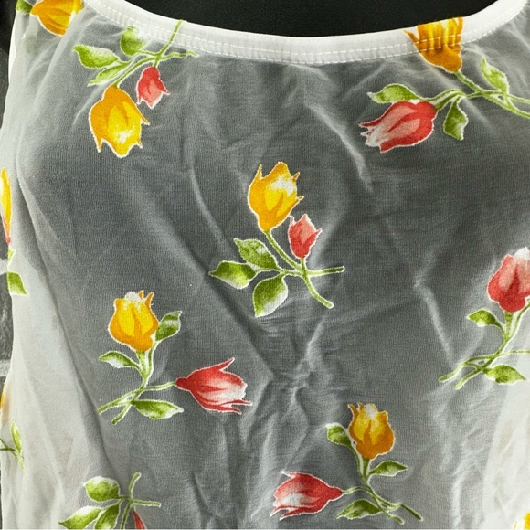 Y2K Victorias Secret Sheer Floral backless slip - Picture 2 of 9